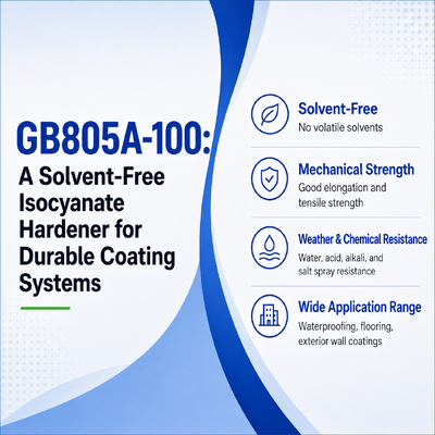 GB805A-100: A Solvent-Free Isocyanate Hardener for Durable Coating Systems
