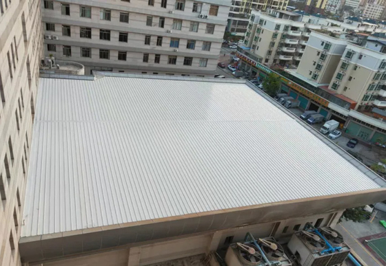 Waterproofing Color Steel Roof Tiles with Polyaspartic Polyurea