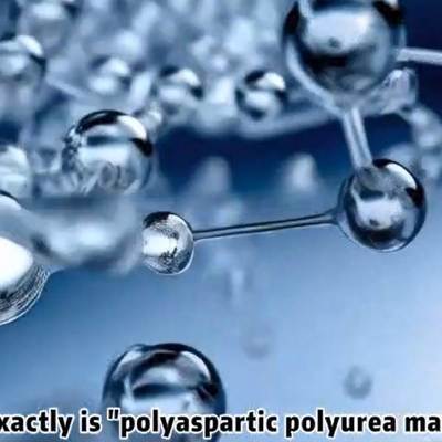 What exactly is "polyaspartic polyurea material"?